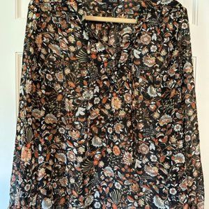 ANA Size XL Sheer Long Sleeve top Never Worn